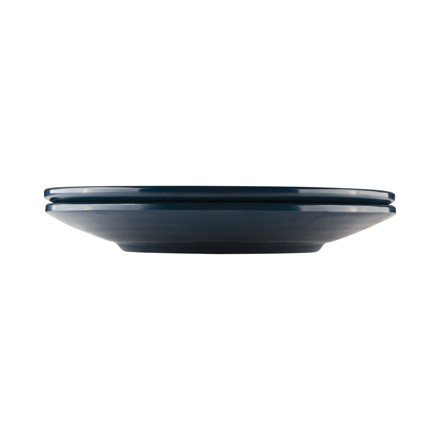 Melamine Round Pebble Plate - Lapis