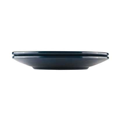 Melamine Round Pebble Plate - Lapis