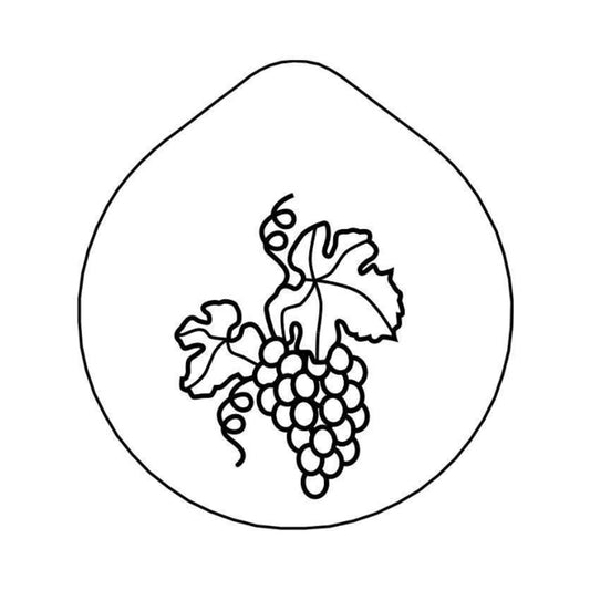 ACCESSOIRE Laser-engraving 'Grape'  Lid for Carafe CARAFI