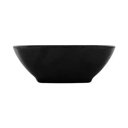 Melamine Square Bowl - Black