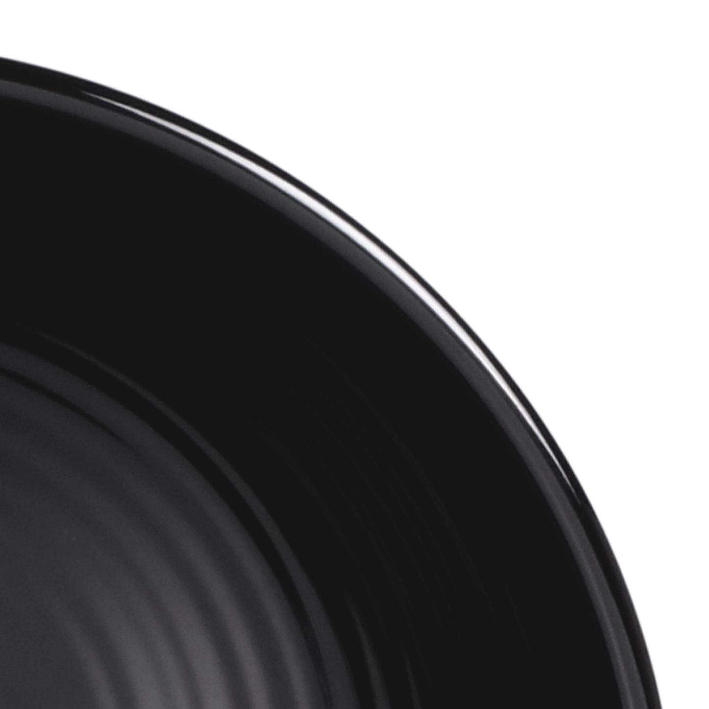 Melamine Round Ring Bowl - Black