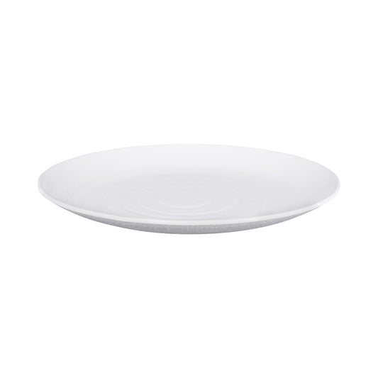 Melamine Round Plate - White