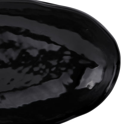 Melamine Uneven Edge Tray - Black
