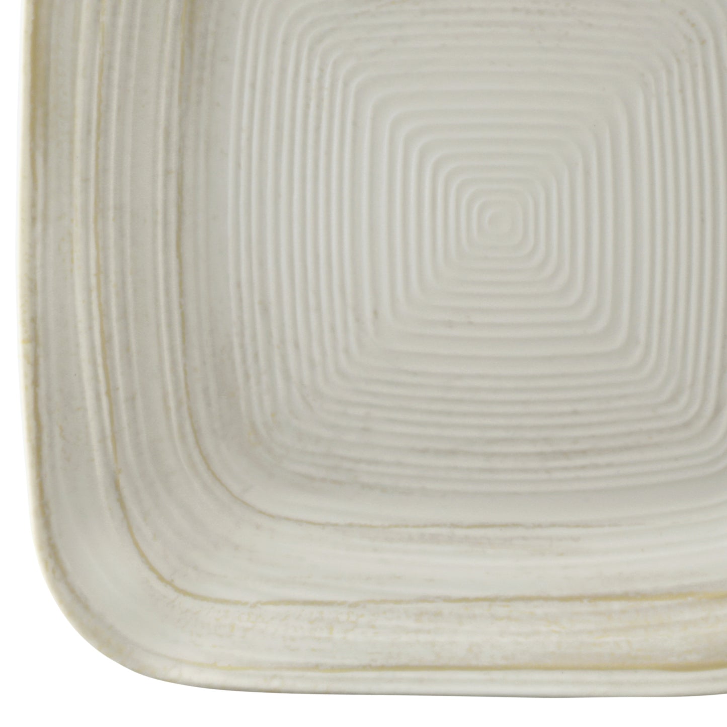 Melamine Irregular Square Plate - Off White Design