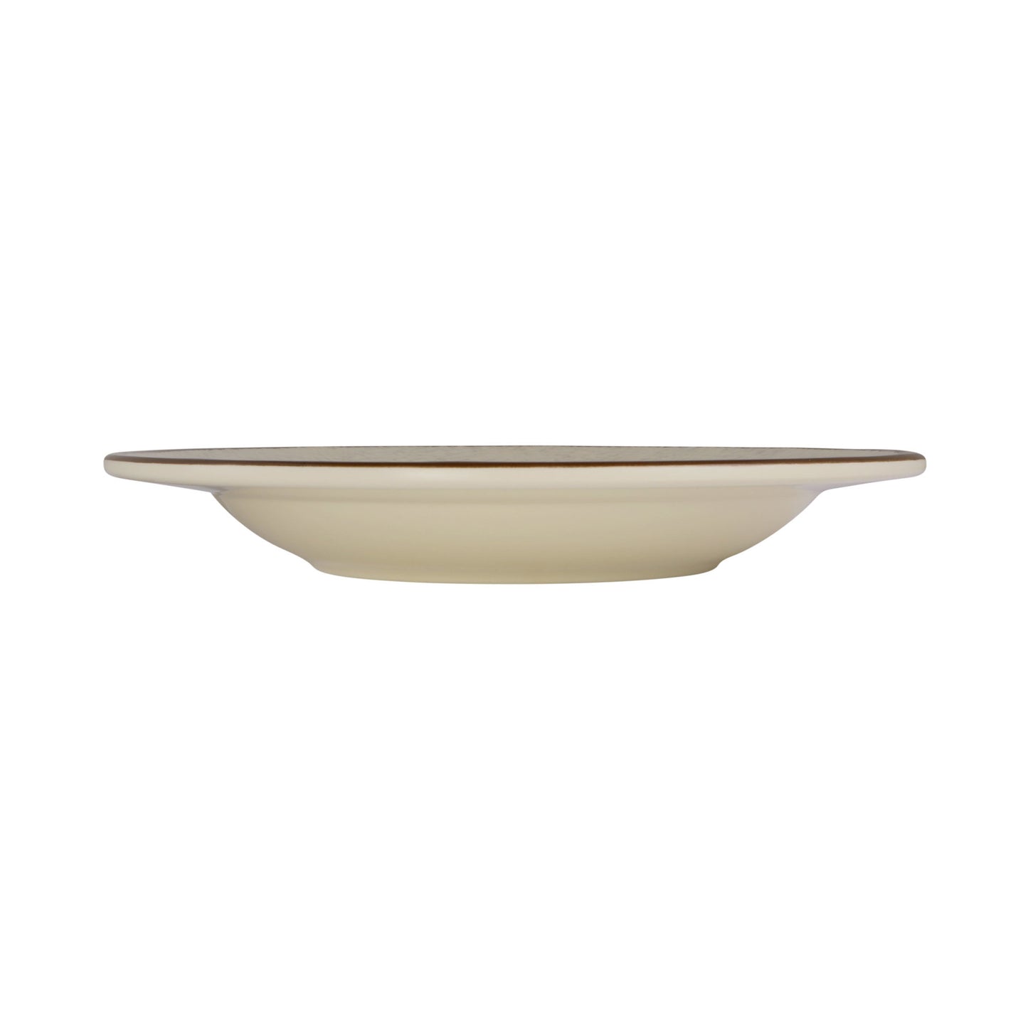 Melamine Round Crackle Pasta/Soup Bowl - Vanilla