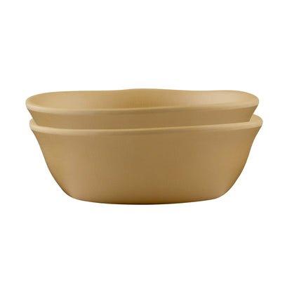 Melamine Round Bowl - Rattan