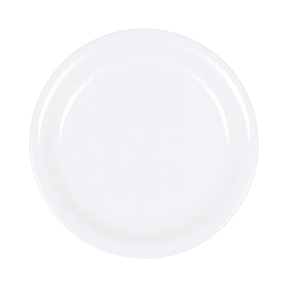 Melamine Round Plate - White