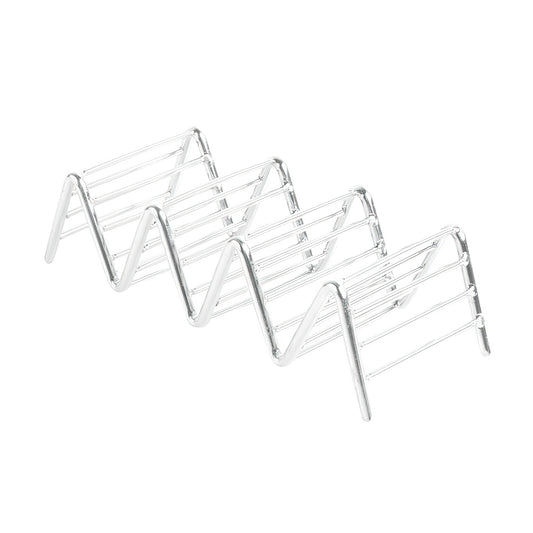 Stainless Steel Taco Holder for Three or Four Tacos