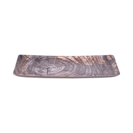 Melamine Rectangular Plate - Knotwood