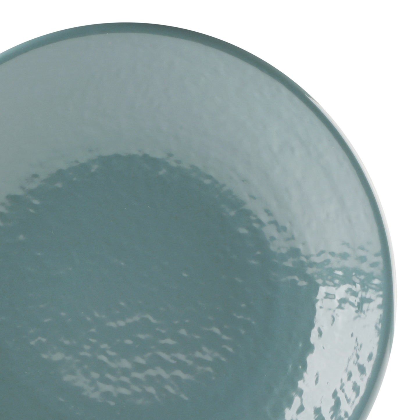 Melamine Round Pebble Plate - Abyss