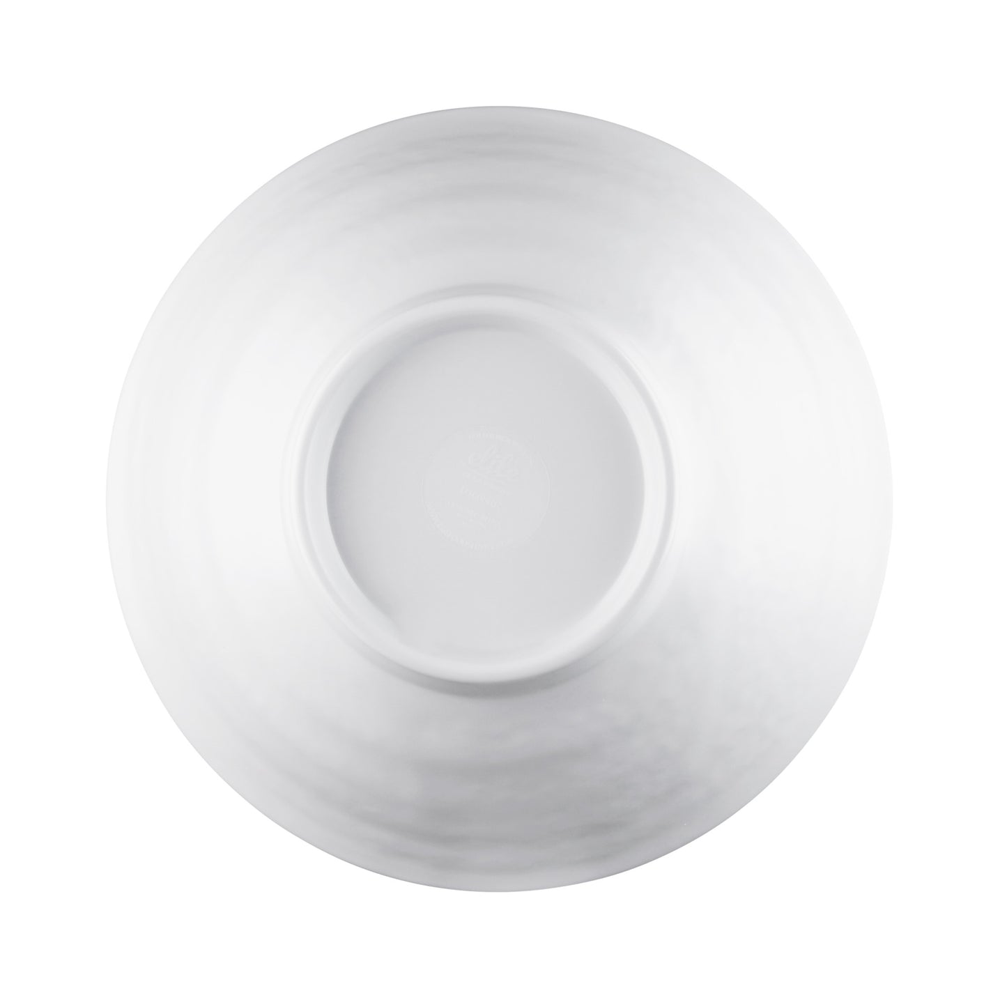 Melamine Bowl - White Matte Finish Outside/White Gloss Finish Inside