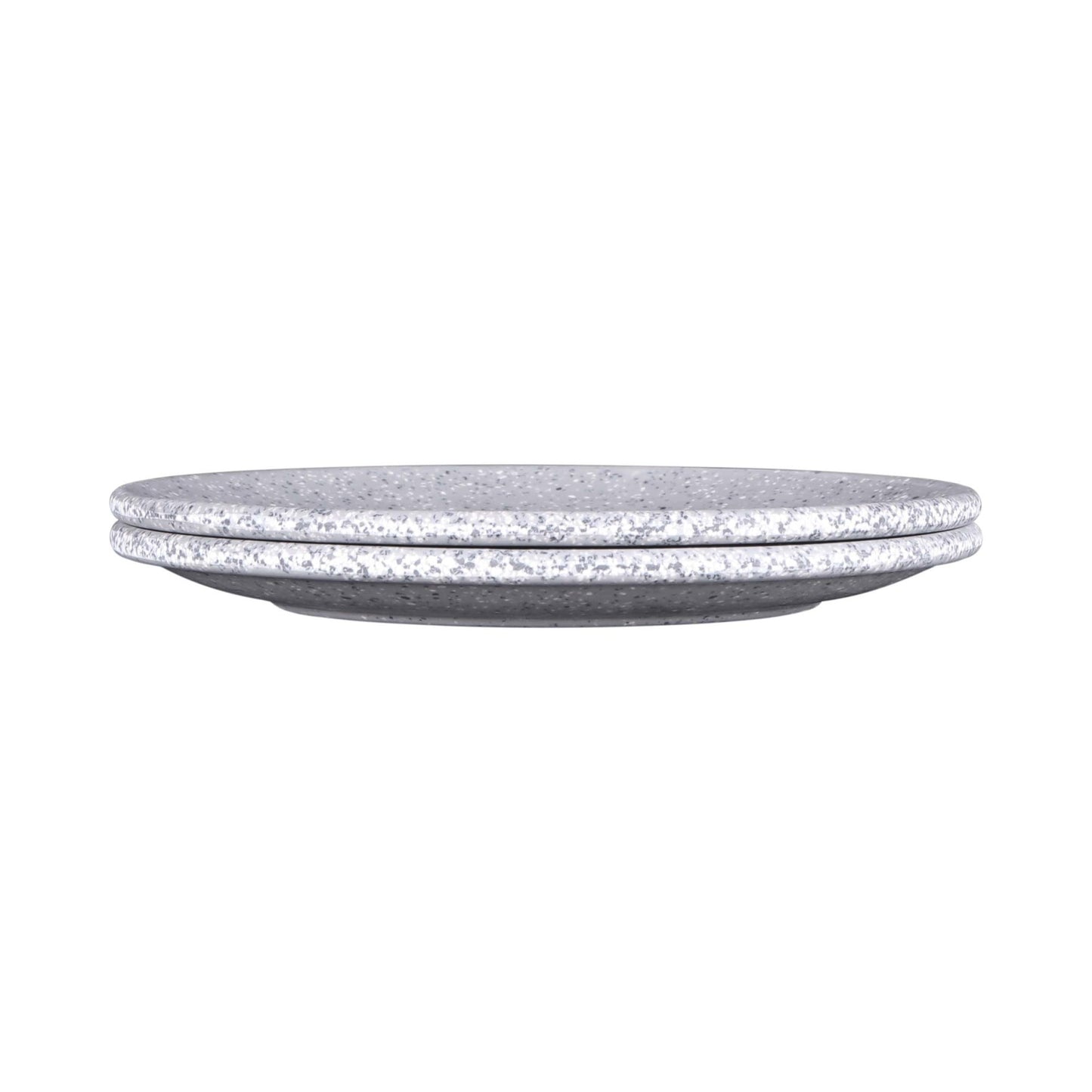 Melamine Round Plate - Granite Stone