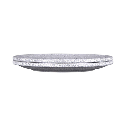 Melamine Round Plate - Granite Stone