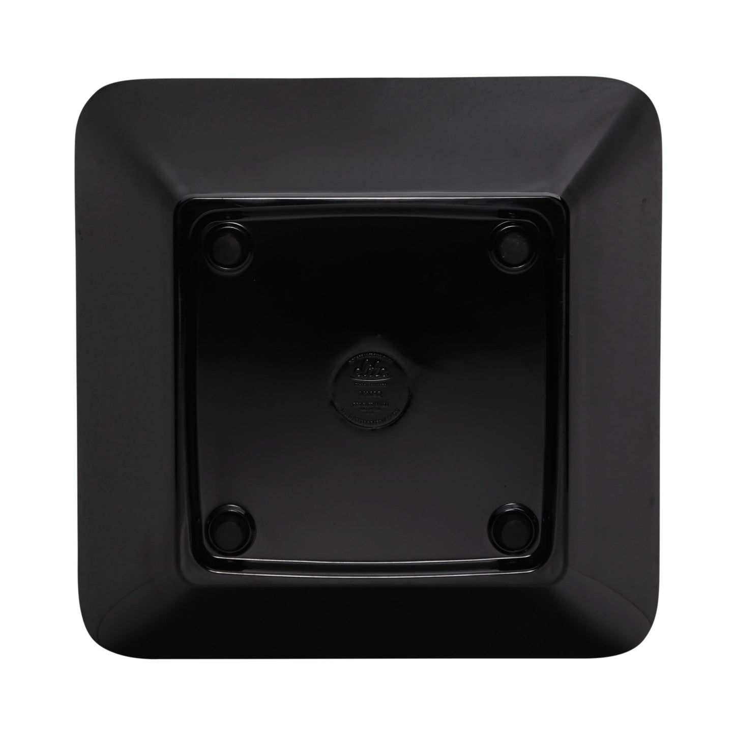 Melamine Square Bowl - Black