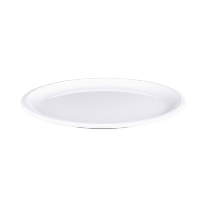 Melamine Round Coupe Platter - White