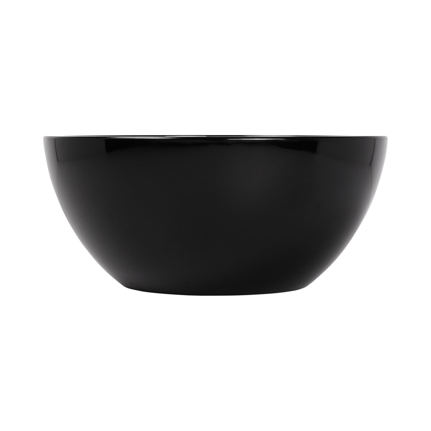 Melamine Round Bowl - Black