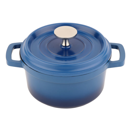 0.75 qt. (0.94 qt. Rim Full) 6" Induction Ready Round Dutch Oven w/ Lid, 2.86" Deep