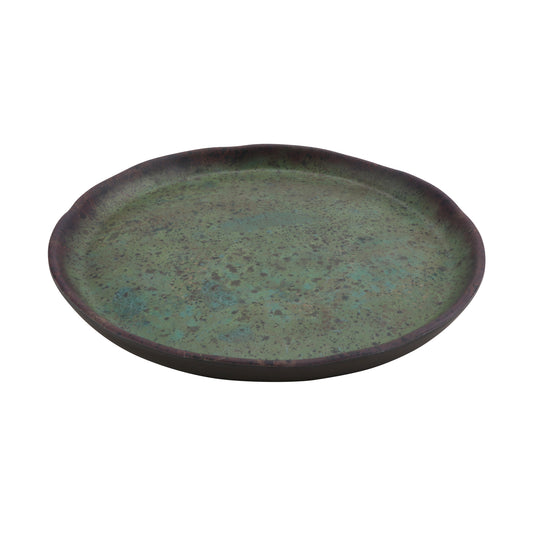 10" savor spruce round melamine plate, 10"L x 10"W x 1"H, GET, cheforward