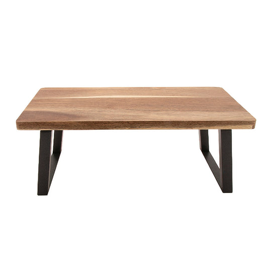 15.8 x 8.3" Wood Riser w/ Foldable Legs 6" h