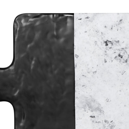 Melamine Rectangular Serving Board - Black, Horizon Marble