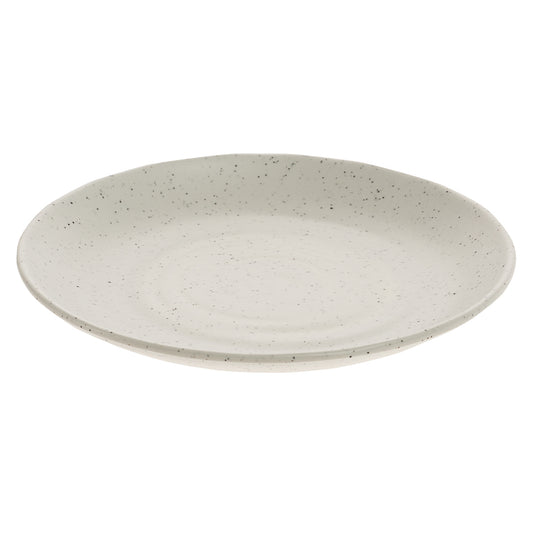 10" infuse stone natural round melamine plate (large), 10"L x 10"W x 1.3"H, GET, cheforward
