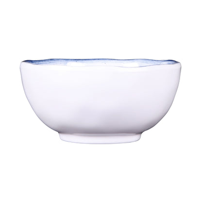 Melamine Round Bowl - Navy Design