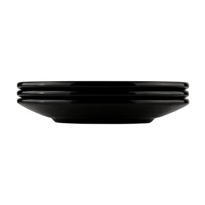 Melamine Round Pebble Plate - Black