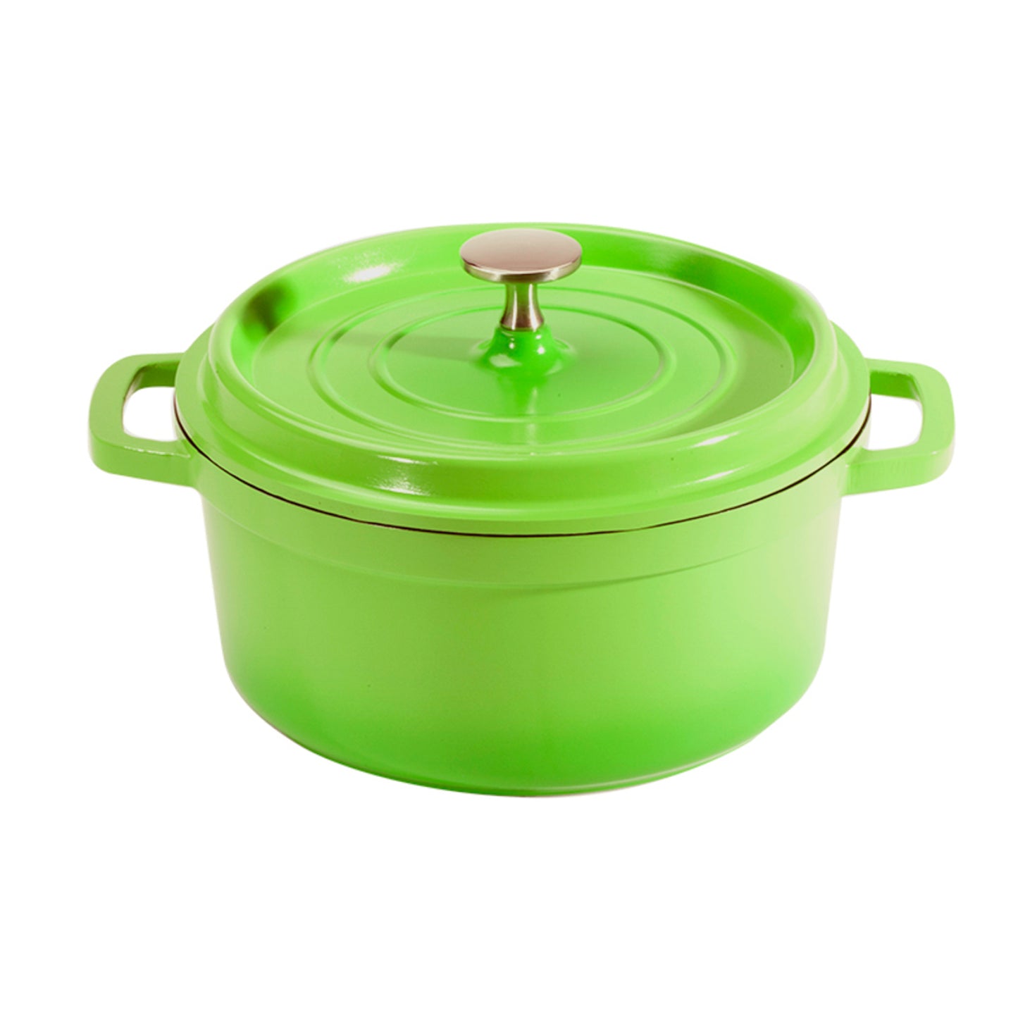 2.5 qt. (2.8 qt. rim-full), 7.88" Induction Ready Round Dutch Oven w/ Lid, 3.5" deep