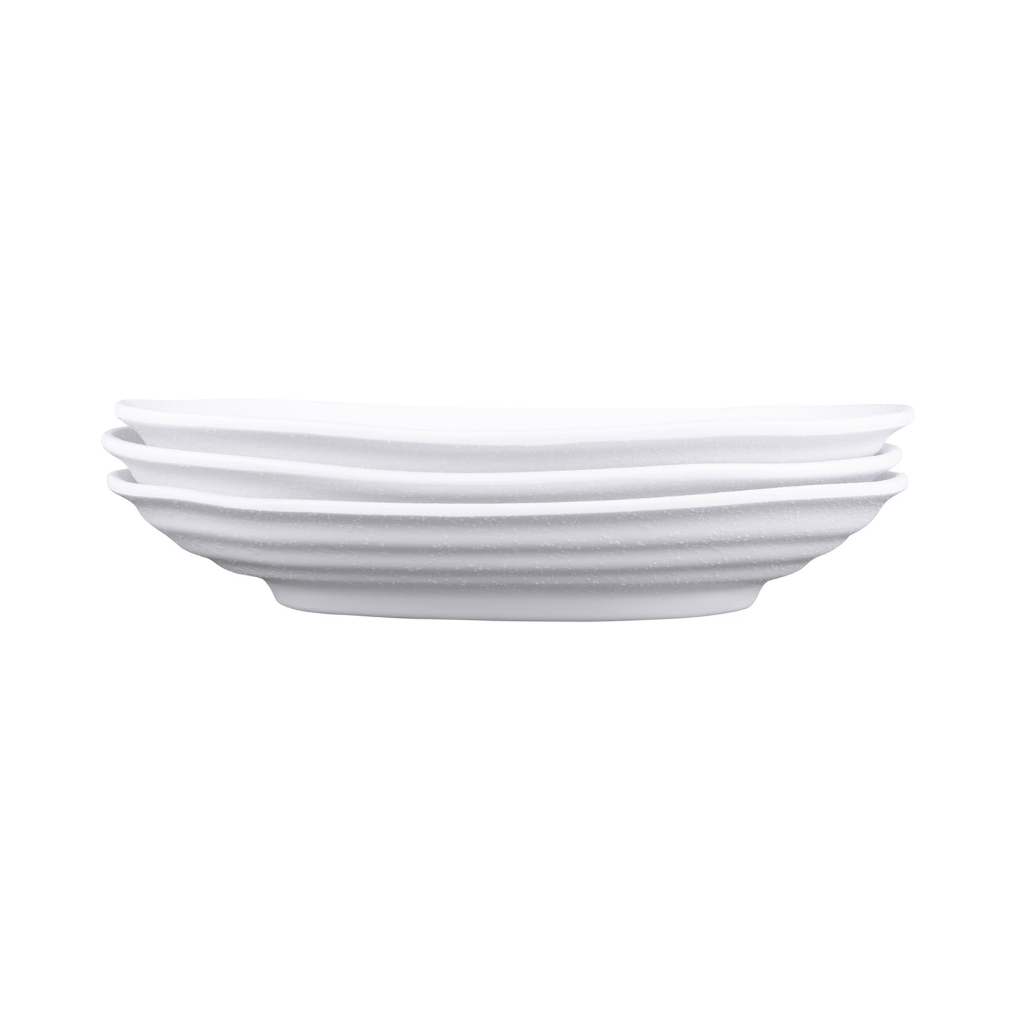 Melamine Deep Oval Plate - White