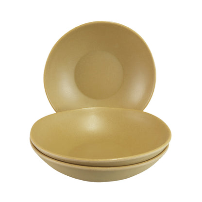 Melamine Round Bowl - Rattan