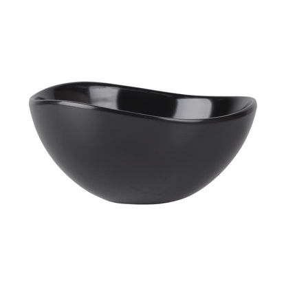 Melamine Almost Oval Bowl - Black