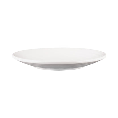 Melamine Round Pebble Plate - White