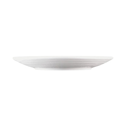 Melamine Round Pebble Plate - White