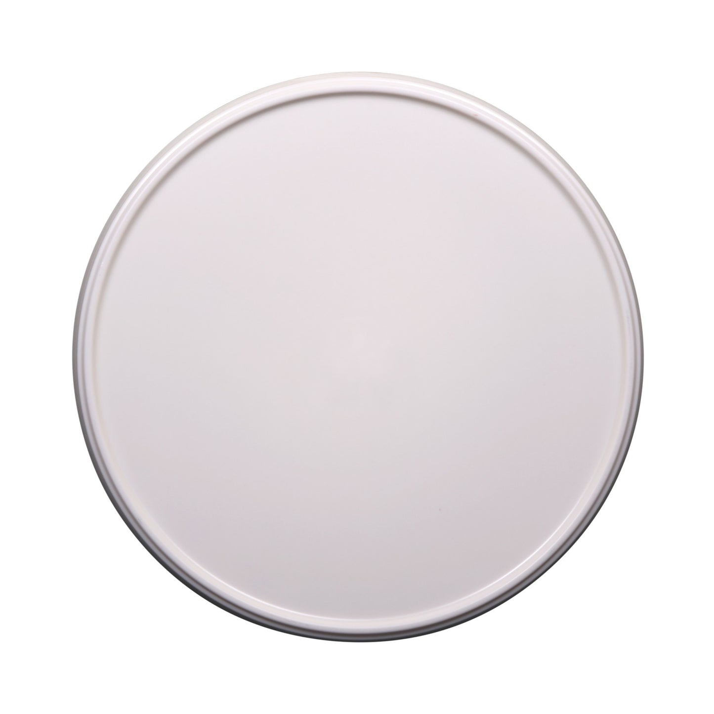 Melamine Round Coupe Plate - Cream Glaze