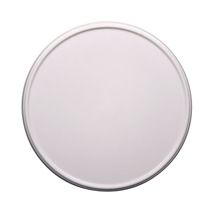 Melamine Round Coupe Plate - Cream Glaze