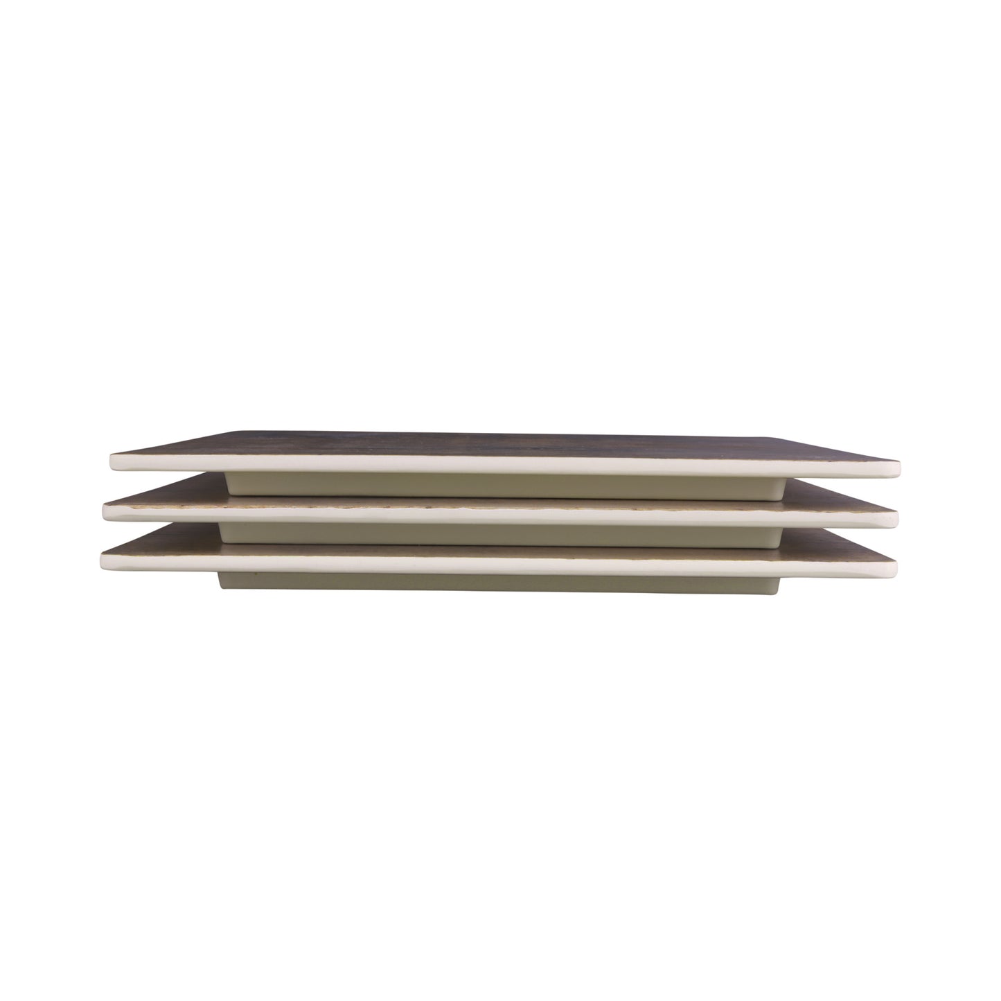 Melamine Square Faux Wood - Driftwood