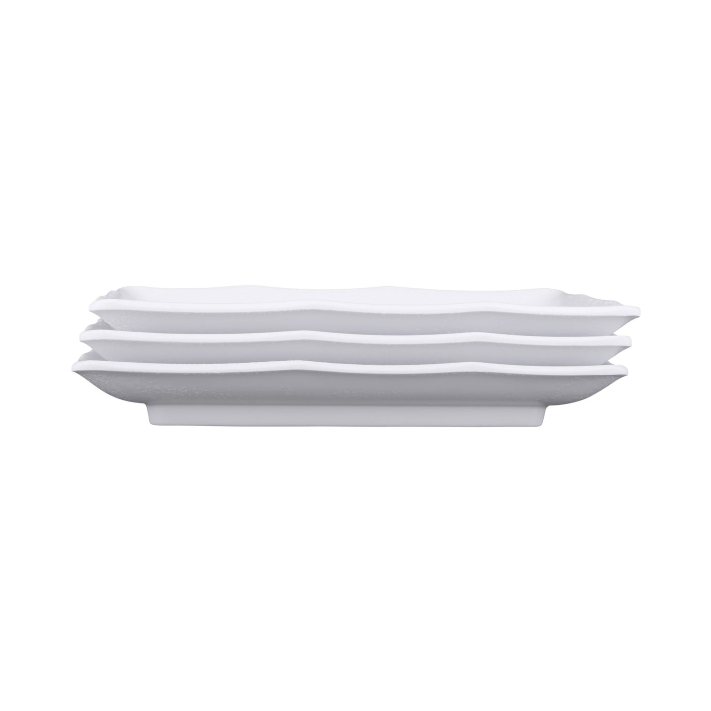 Melamine Rectangular Tray - White