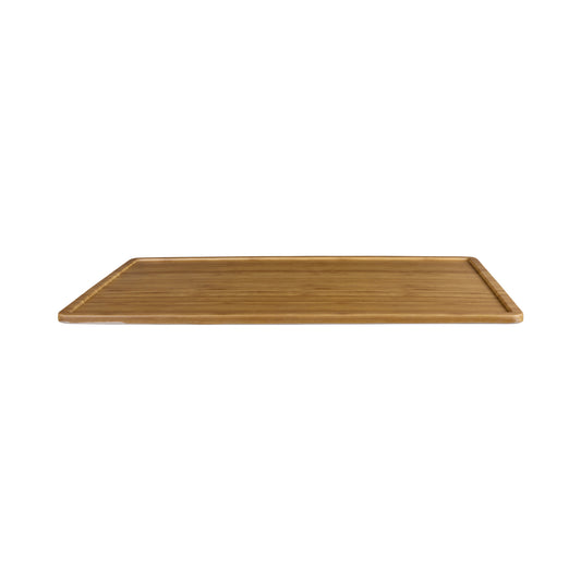 Melamine Rectangular Serving Board - Bamboo
