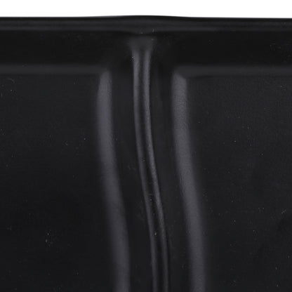 Melamine 2 Compartment Sauce Dish - Black