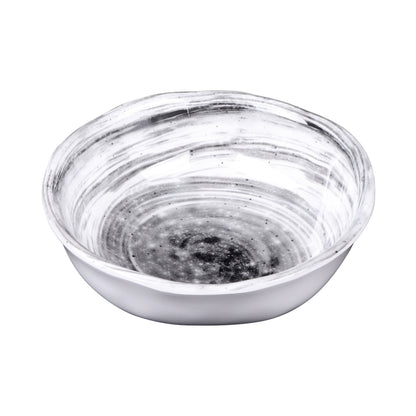 Melamine Round Bowl - Black Design