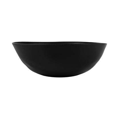 Melamine Round Bowl - Black