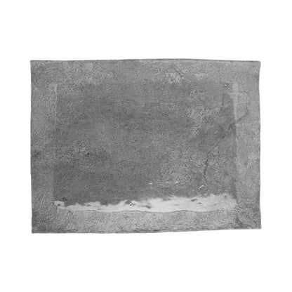 15.75" x 11.75" Faux Moonstone Slate Melamine Medium Shared Appetizer, Display Serving Rectangular Platter with Glossy Surface, 0.5" tall, G.E.T. Moonstone