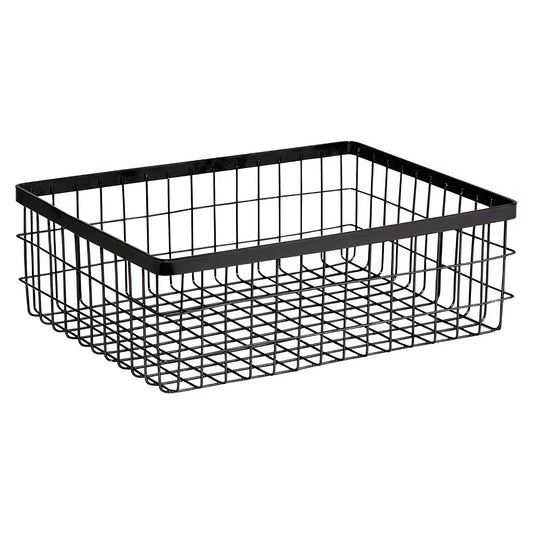 12" x 9" Rectangular Wire Basket, 4" tall