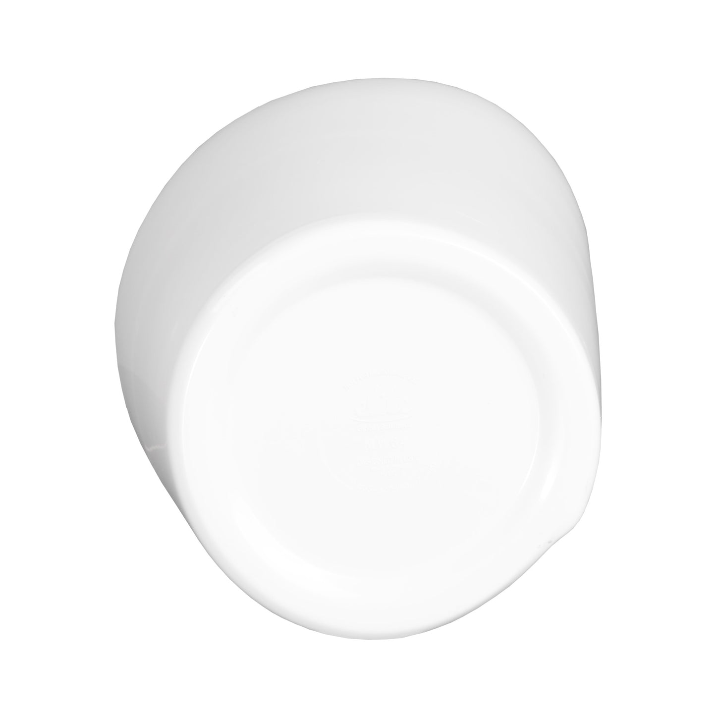 Melamine Large Spiral Crock - White