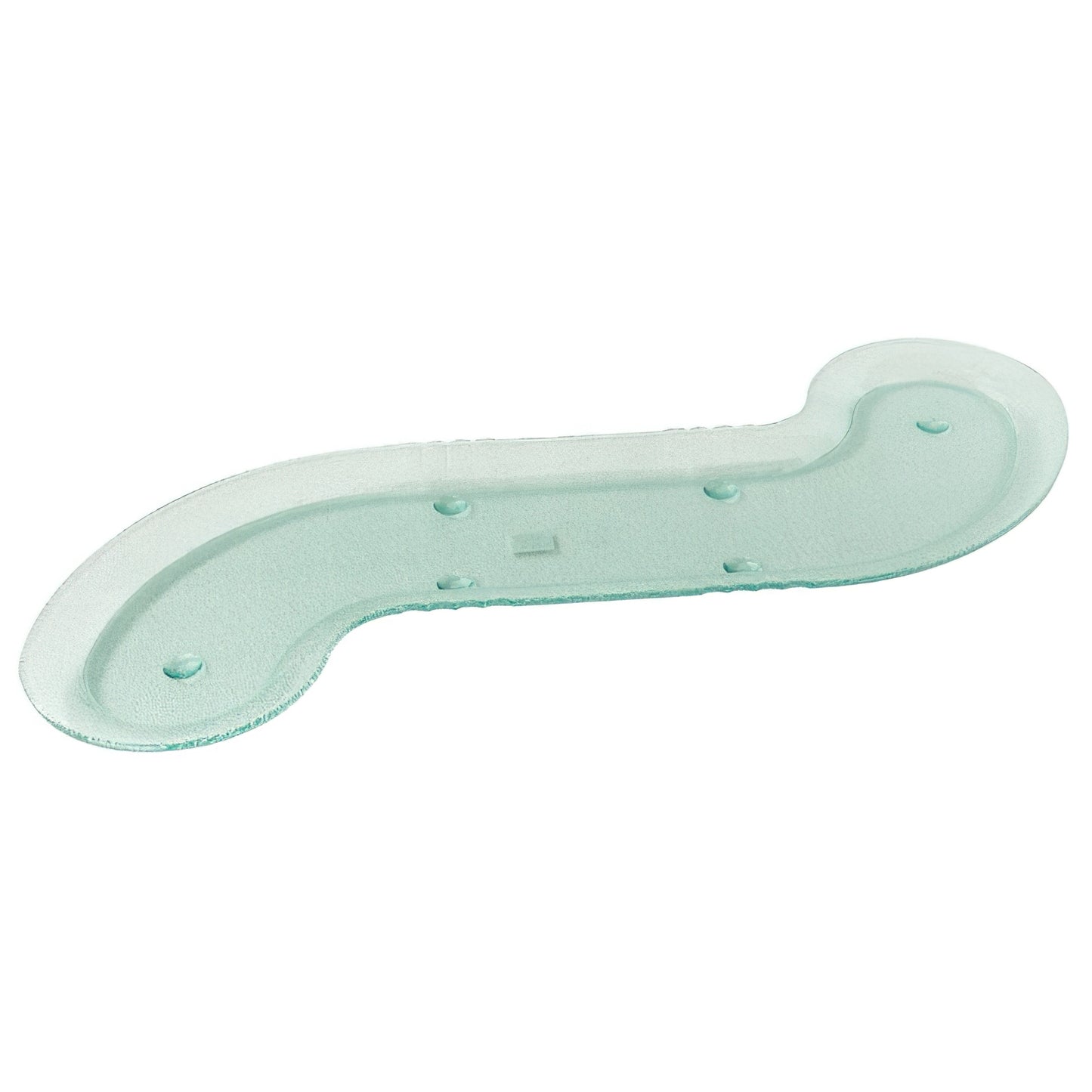 34" x 8.5" Plastic Textured S-Shaped Platter - Cache