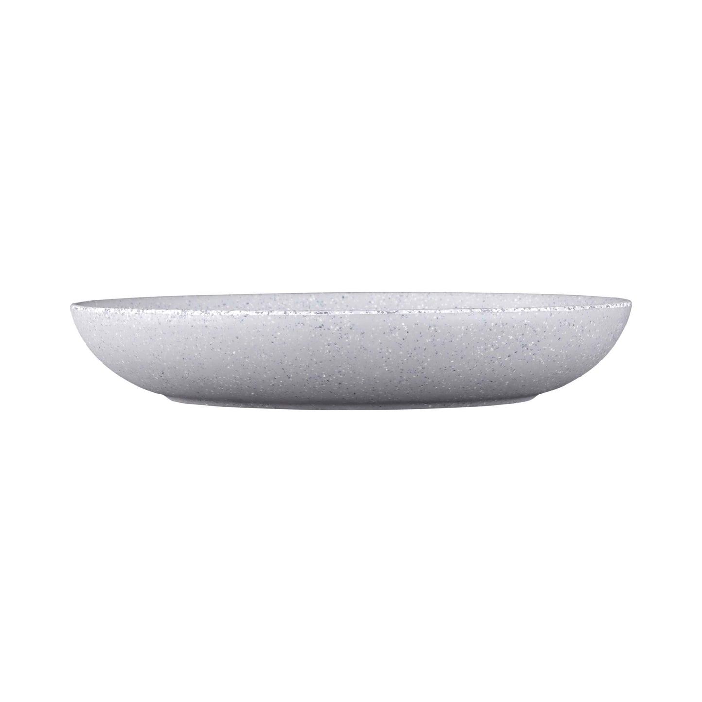 Melamine Deep Oval Plate - Granite Stone