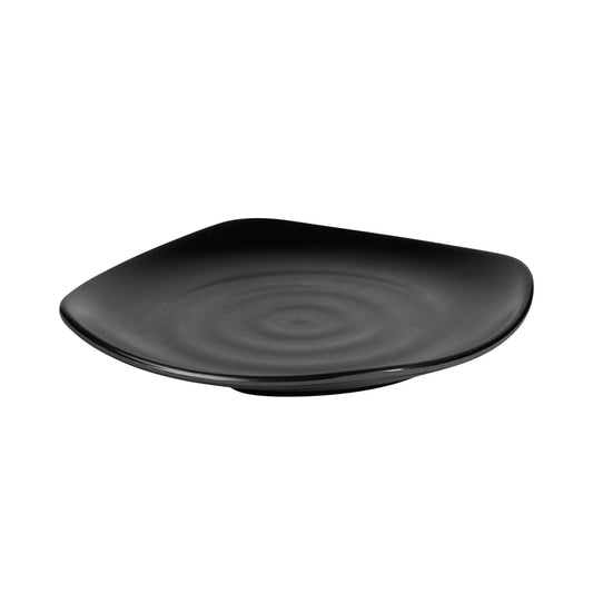 Melamine Square Plate - Black