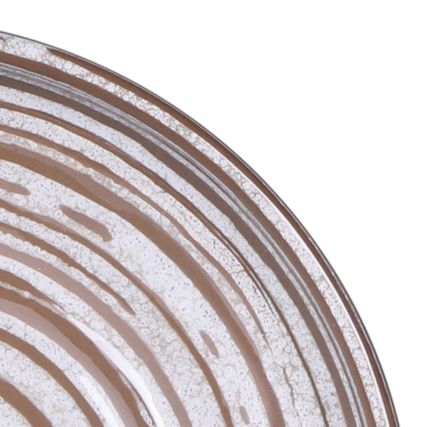 Melamine Round Coupe Plate - Stardust White