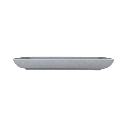 Melamine Rectangular Platter - Granite Stone