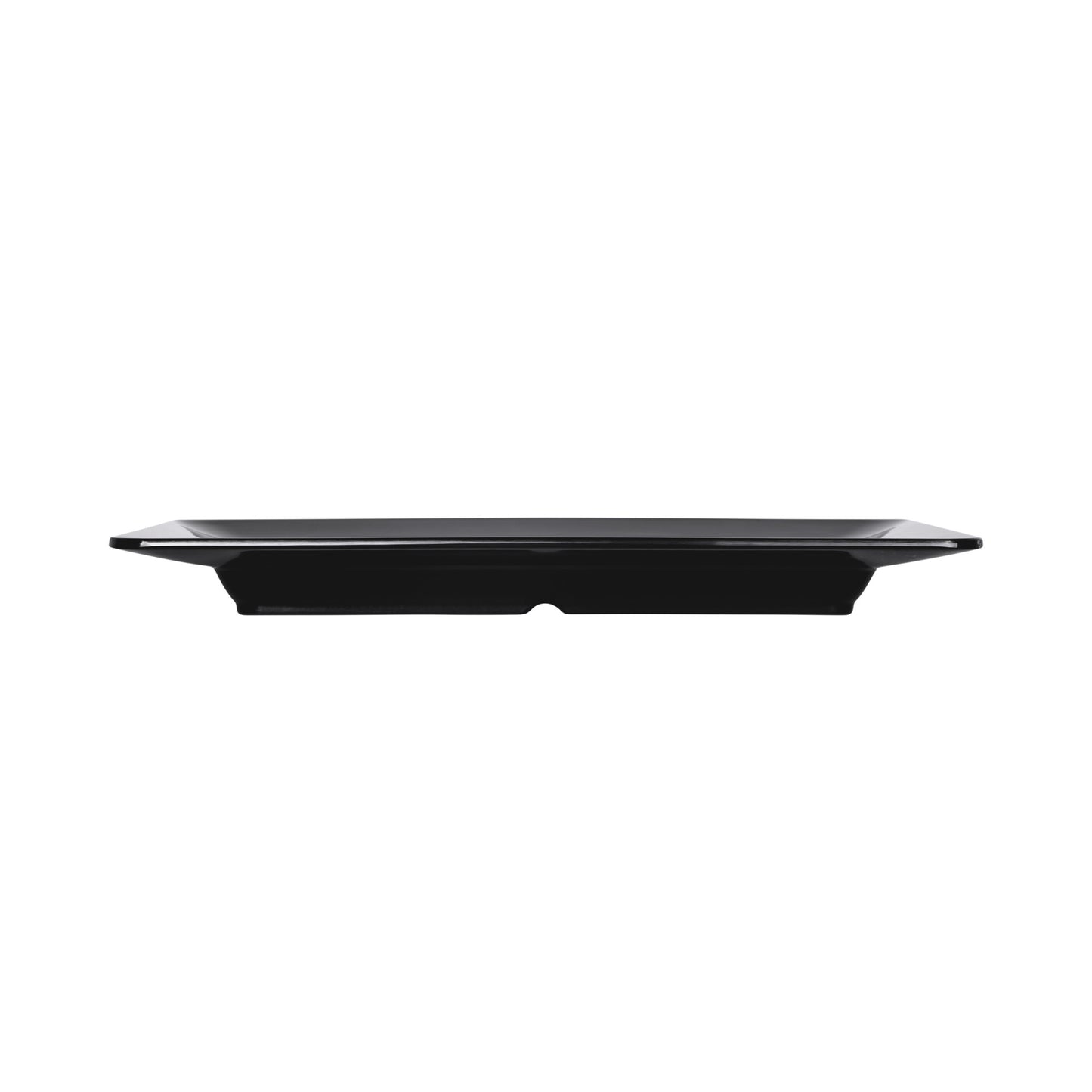 Melamine Rectangular Plate - Black